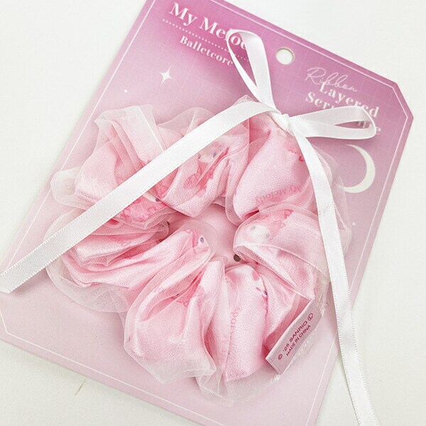 サンリオ マイメロディ リボンレイヤードリボンシュシュ バレエコア ヘアアクセサリー  Sanrio