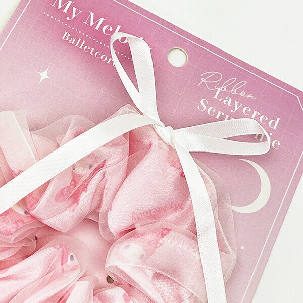 サンリオ マイメロディ リボンレイヤードリボンシュシュ バレエコア ヘアアクセサリー  Sanrio