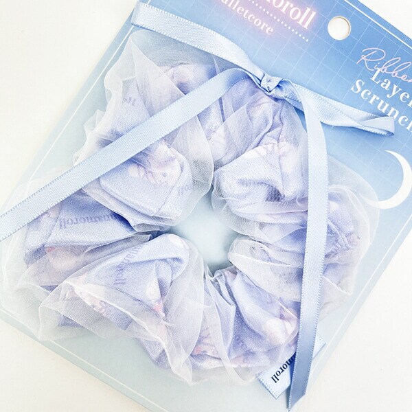 サンリオ シナモロール リボンレイヤードリボンシュシュ バレエコア ヘアアクセサリー シナモン Sanrio