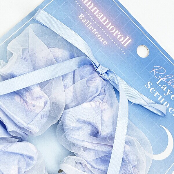 サンリオ シナモロール リボンレイヤードリボンシュシュ バレエコア ヘアアクセサリー シナモン Sanrio