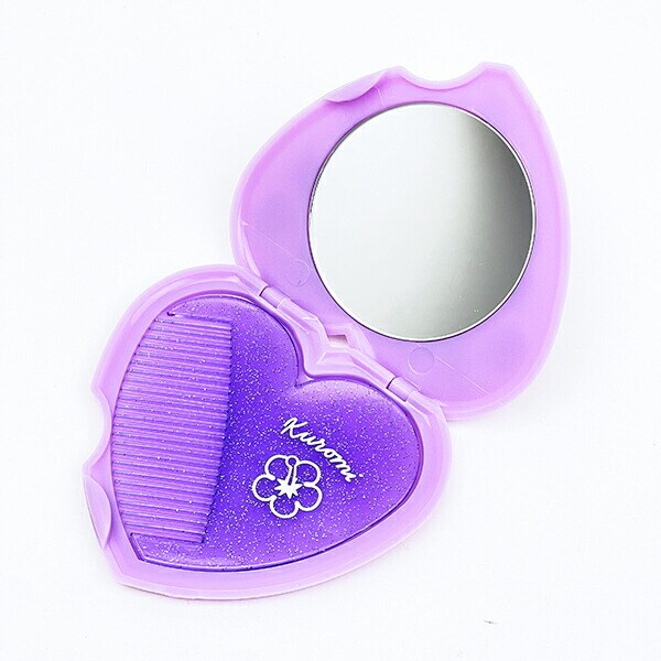 サンリオ クロミ Ｙ2Ｋ ハート型ミラーコーム 日本製 鏡 くし Sanrio