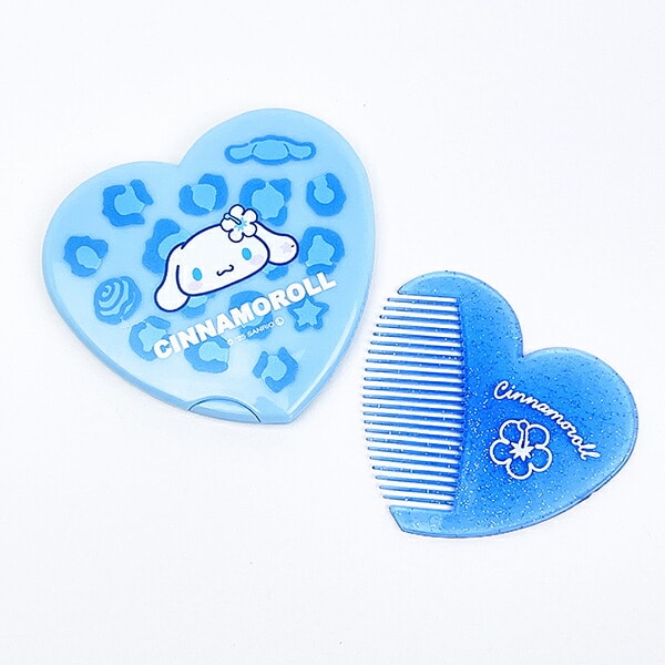 サンリオ シナモロール Ｙ2Ｋ ハート型ミラーコーム 日本製 シナモン 鏡 くし Sanrio
