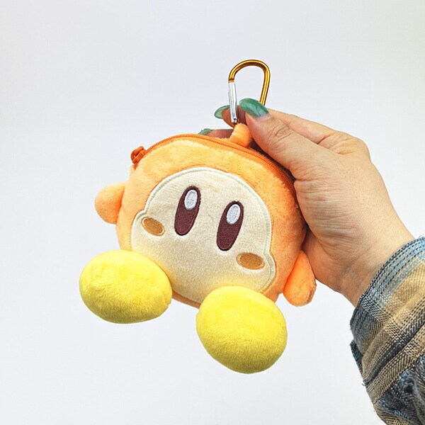 星のカービィ ワドルディ カラビナ付き ぬいぐるみファスナーマスコット