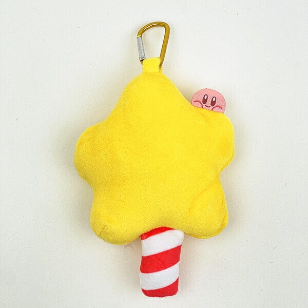 星のカービィ スターロッド カラビナ付き ぬいぐるみファスナーマスコット