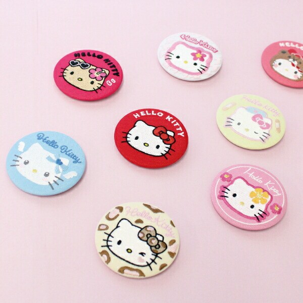 サンリオ ハローキティ シークレット刺繍缶バッジ 全10種 コンプリートBOX Sanrio