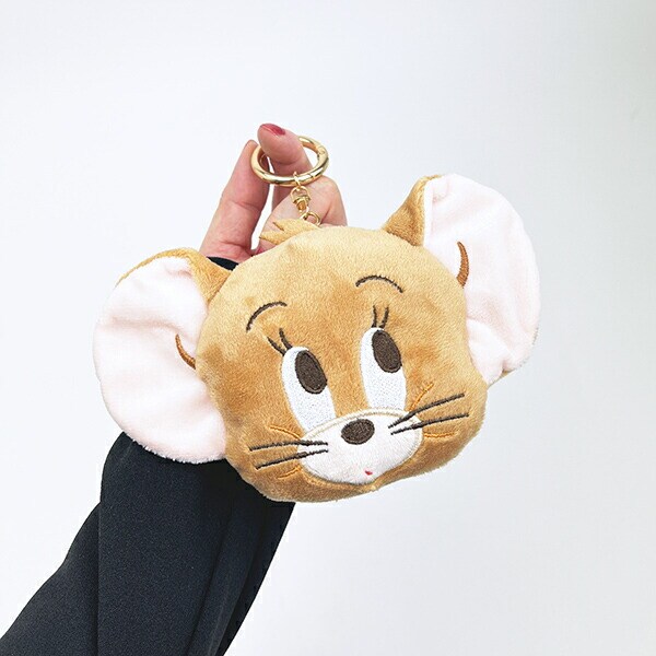 トムとジェリー ジェリー カラビナ付きぬいぐるみファスナーマスコット (おすましフェイス)