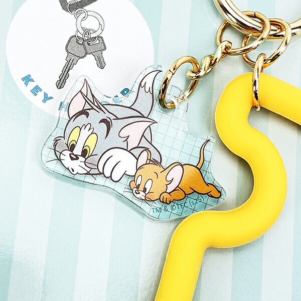 トムとジェリー トム チーズ型スマホストラップ スマホアクセサリー