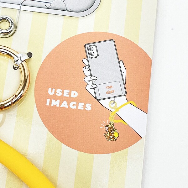 トムとジェリー ジェリー チーズ型スマホストラップ スマホアクセサリー