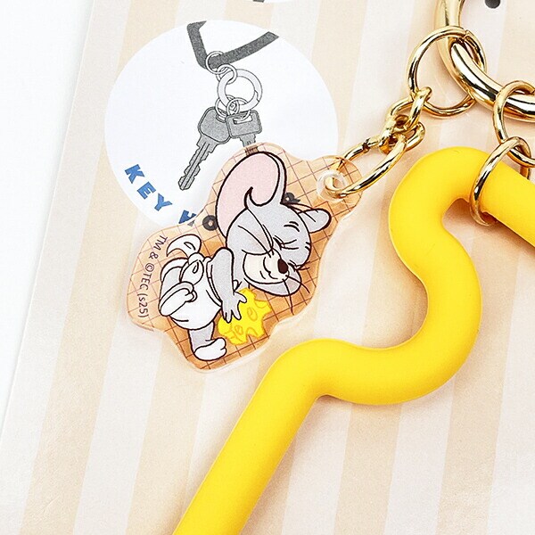 トムとジェリー タフィー チーズ型スマホストラップ スマホアクセサリー