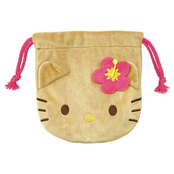 サンリオ 日焼け ハローキティ ぬいぐるみ巾着 Sanrio