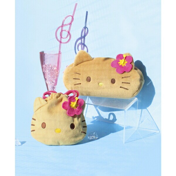 サンリオ 日焼け ハローキティ ぬいぐるみフェイスペンポーチ Sanrio