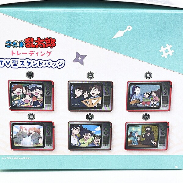 忍たま乱太郎 トレーディングTV型スタンドバッジ 全12種 コンプリートBOX 日本製