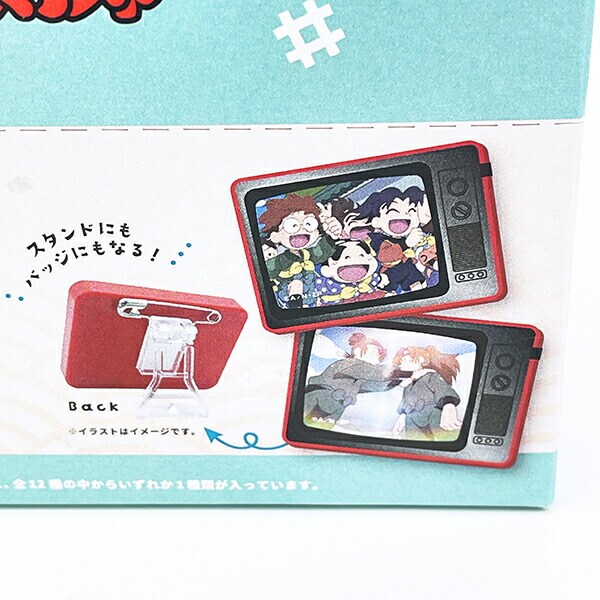 忍たま乱太郎 トレーディングTV型スタンドバッジ 全12種 コンプリートBOX 日本製