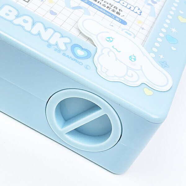 サンリオ シナモロール デコフレームバンク すきぴ 貯金箱 インテリア Sanrio