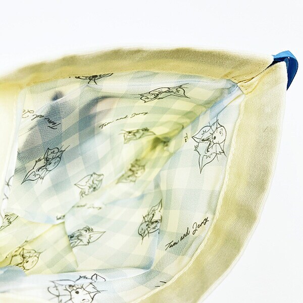 トムとジェリー トム サガラ刺繍巾着ポーチ