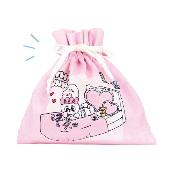 エスターバニー（Esther Bunny） りぼんフラット巾着(だらりん)