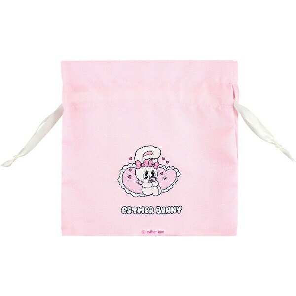 エスターバニー（Esther Bunny） りぼんフラット巾着(だらりん)