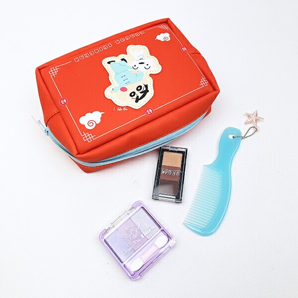 クレヨンしんちゃん 合皮ワッペン風ポーチ 中華しんちゃん