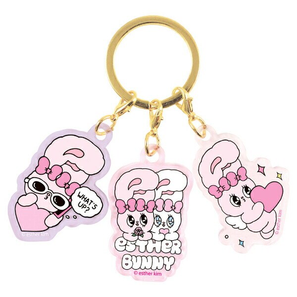 エスターバニー（Esther Bunny） 3チャームキーホルダー(フレンズ)