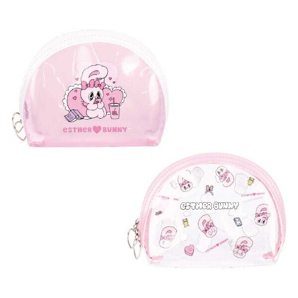 エスターバニー（Esther Bunny） クリアシェルポーチ(フェイスチラシ)
