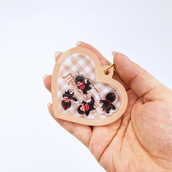 モンチッチ シャカキャラキーホルダー ハート