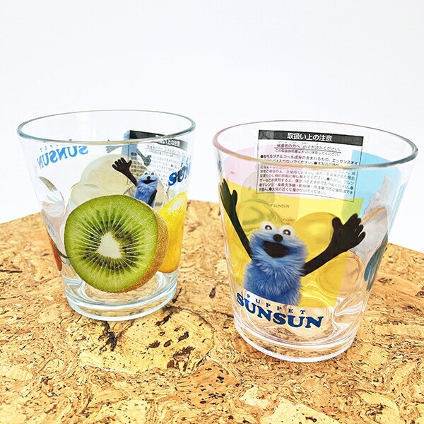 パペットスンスン ドットタンブラー フルーツ コップ