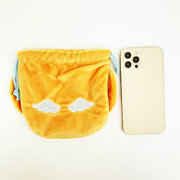 トムとジェリー 天使ジェリー ぬいぐるみ巾着 巾着袋