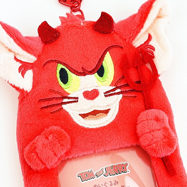 トムとジェリー 悪魔トム ぬいぐるみフォトキーホルダー