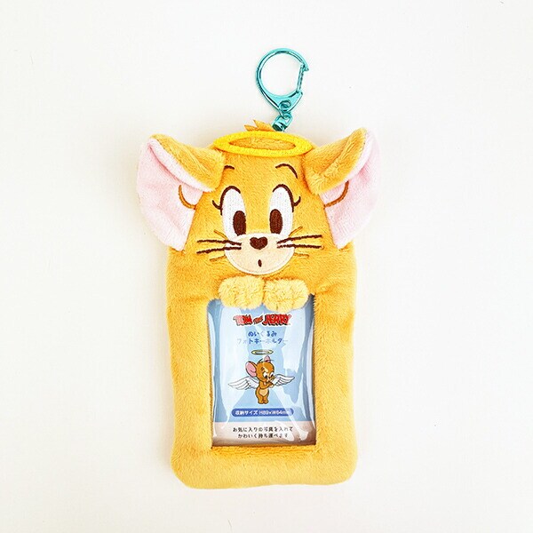 トムとジェリー 天使ジェリー ぬいぐるみフォトキーホルダー