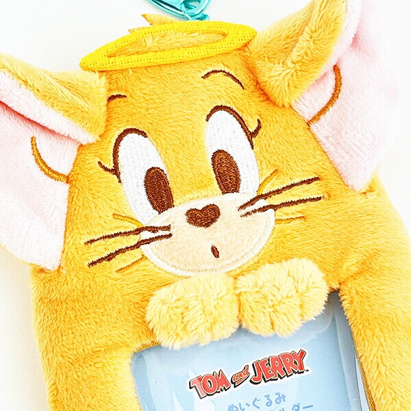 トムとジェリー 天使ジェリー ぬいぐるみフォトキーホルダー