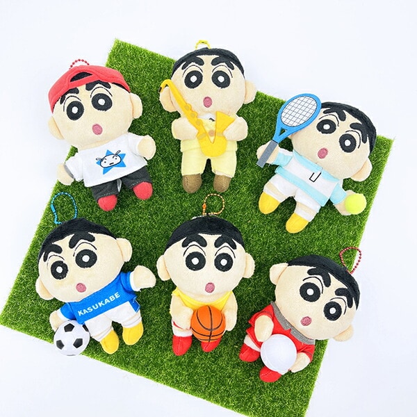 クレヨンしんちゃん サッカー部 部活マスコットキーホルダー 推し活