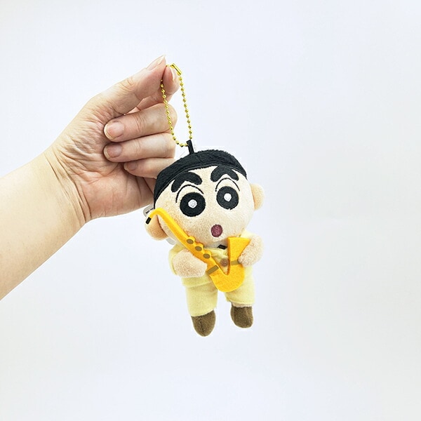 クレヨンしんちゃん 吹奏楽部 部活マスコットキーホルダー 推し活