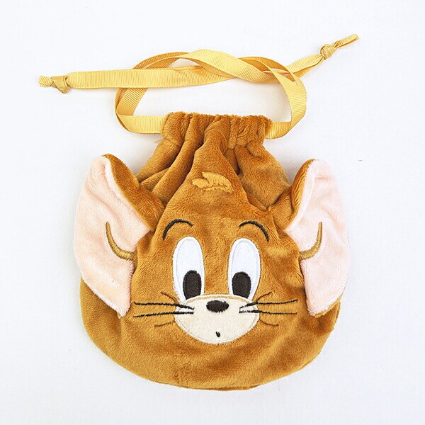 トムとジェリー (ジェリー) ぬいぐるみ巾着 トムジェリ