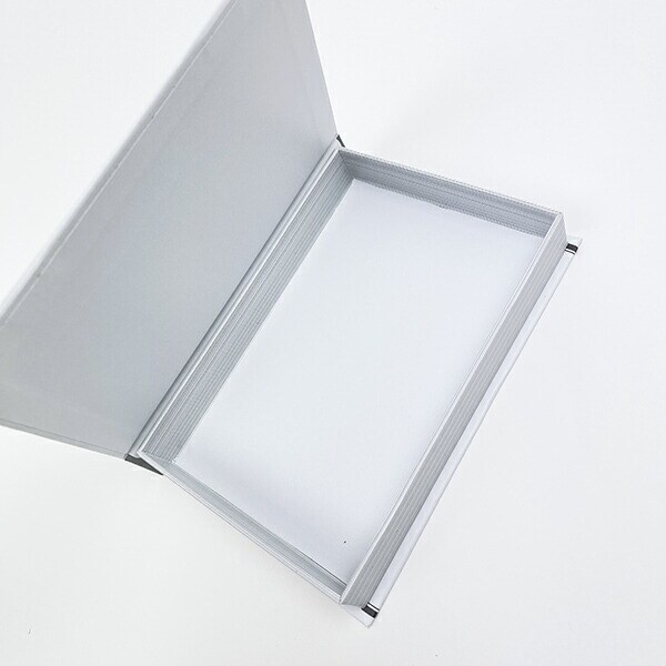 スヌーピー ブック型ボックス ロングスリム ホワイト SNOOPY