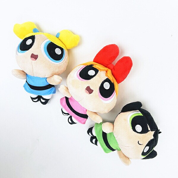 パワーパフガールズ 空飛ぶブロッサム ぬいぐるみマスコット パワパフ