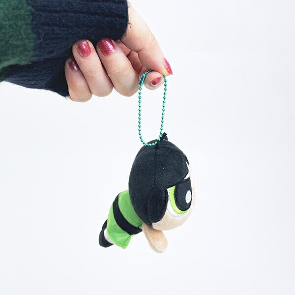 パワーパフガールズ 空飛ぶバターカップ ぬいぐるみマスコット パワパフ