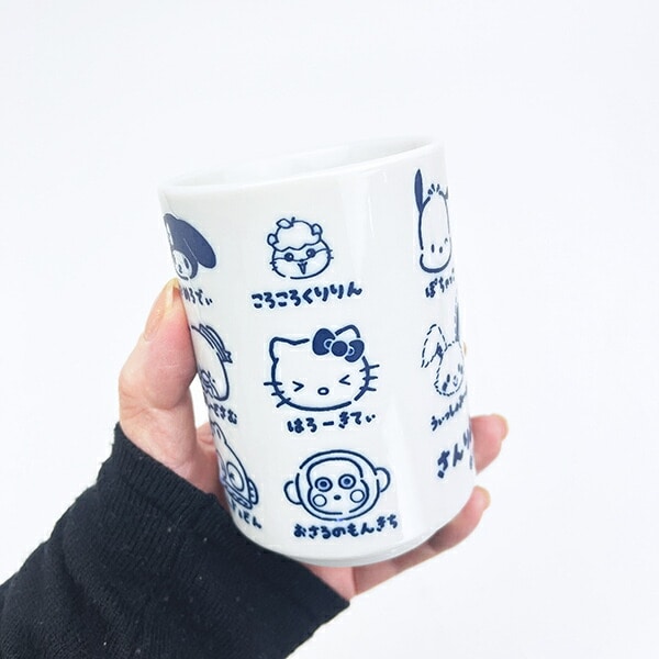 サンリオキャラクターズ 集合 湯のみ いろいろフェイス 日本製 Sanrio