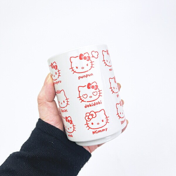 サンリオキャラクターズ ハローキティ 湯のみ いろいろフェイス 日本製 Sanrio