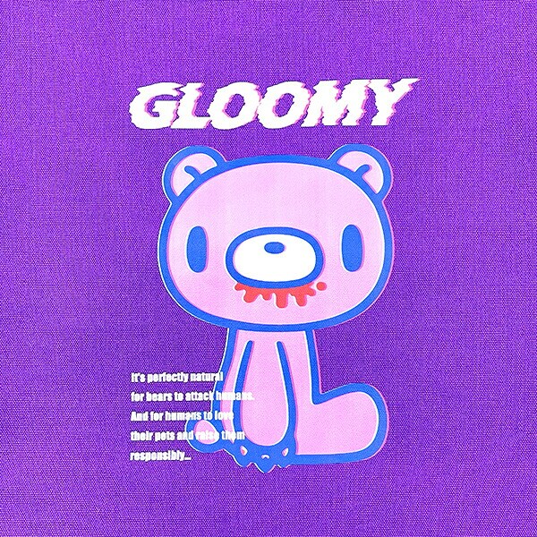 GLOOMY(グルーミー) ぴょこっとトートバッグ パープル