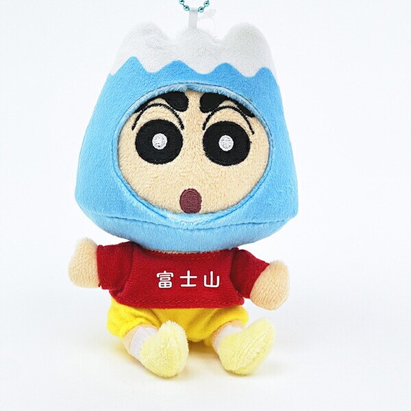 クレヨンしんちゃん 富士山 ぬいぐるみマスコット キーホルダー