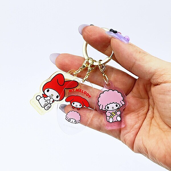 サンリオ マイメロディ 3チャームキーホルダー Sanrio
