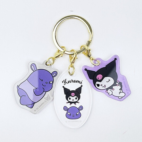サンリオ クロミ 3チャームキーホルダー Sanrio
