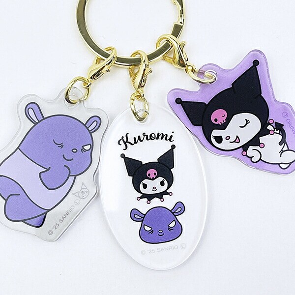 サンリオ クロミ 3チャームキーホルダー Sanrio