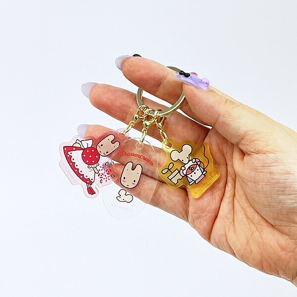 サンリオ マロンクリーム 3チャームキーホルダー Sanrio