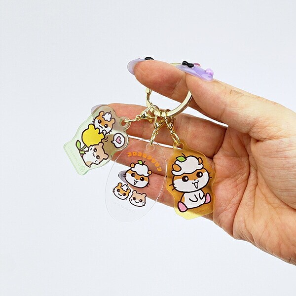 サンリオ コロコロクリリン 3チャームキーホルダー Sanrio