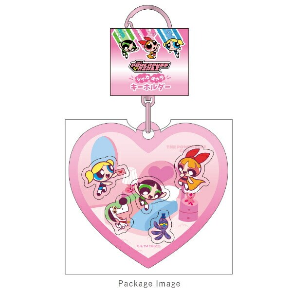 パワーパフガールズ シャカシャカキーホルダー(お部屋) パワパフ