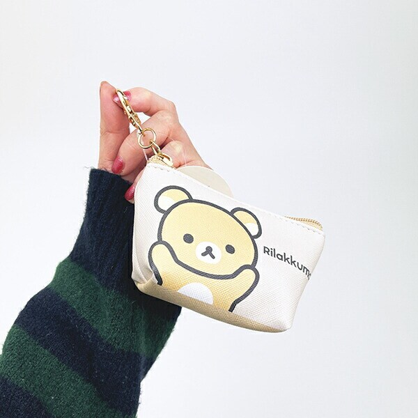 リラックマ 三角ミニポーチ
