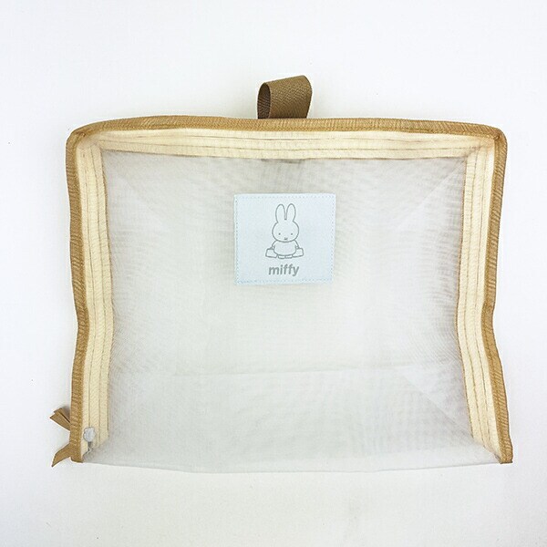 ミッフィー miffy メッシュオーガナイザー(Mサイズ) イエロー 小物入れ