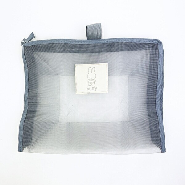 ミッフィー miffy メッシュオーガナイザー(Mサイズ) グレー 小物入れ