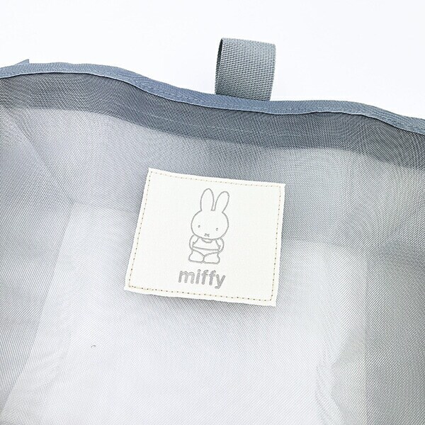 ミッフィー miffy メッシュオーガナイザー(Mサイズ) グレー 小物入れ
